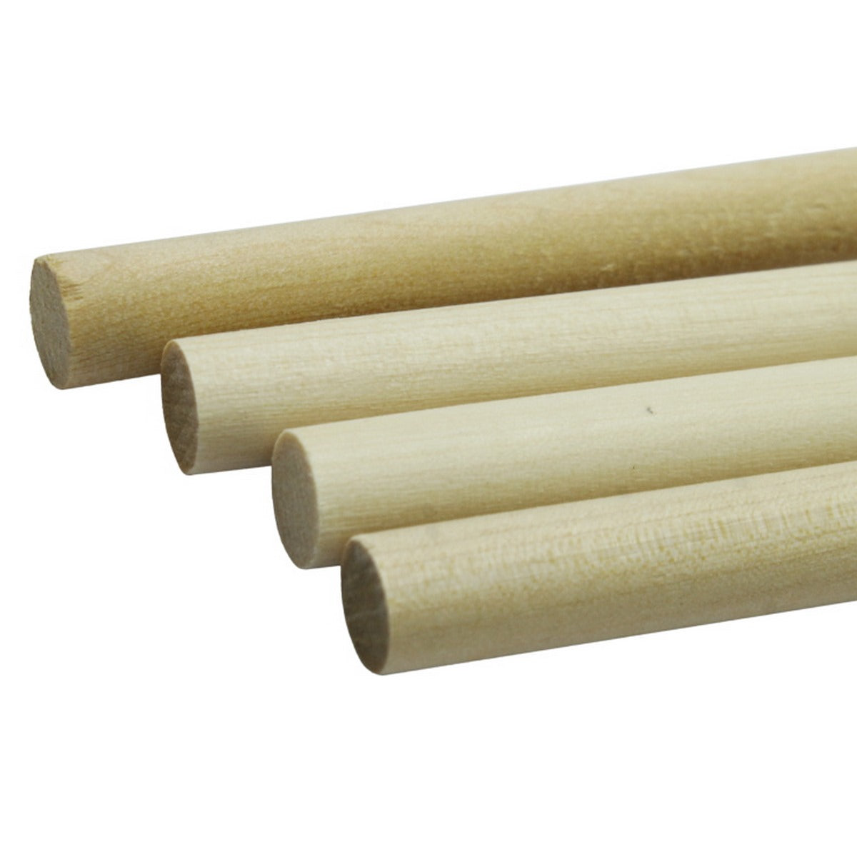 Craft Stick Round 12Inch 6Pcs 10MM Thick CSRW00 - Student Stationery