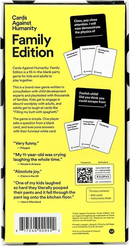 Cards Against Humanity Family Edition - Student Stationery