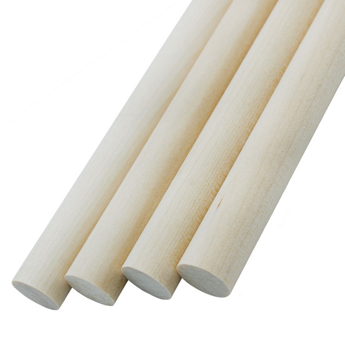 Craft Stick Round 12Inch 4Pcs 12MM Thick CSRW06 - Student Stationery