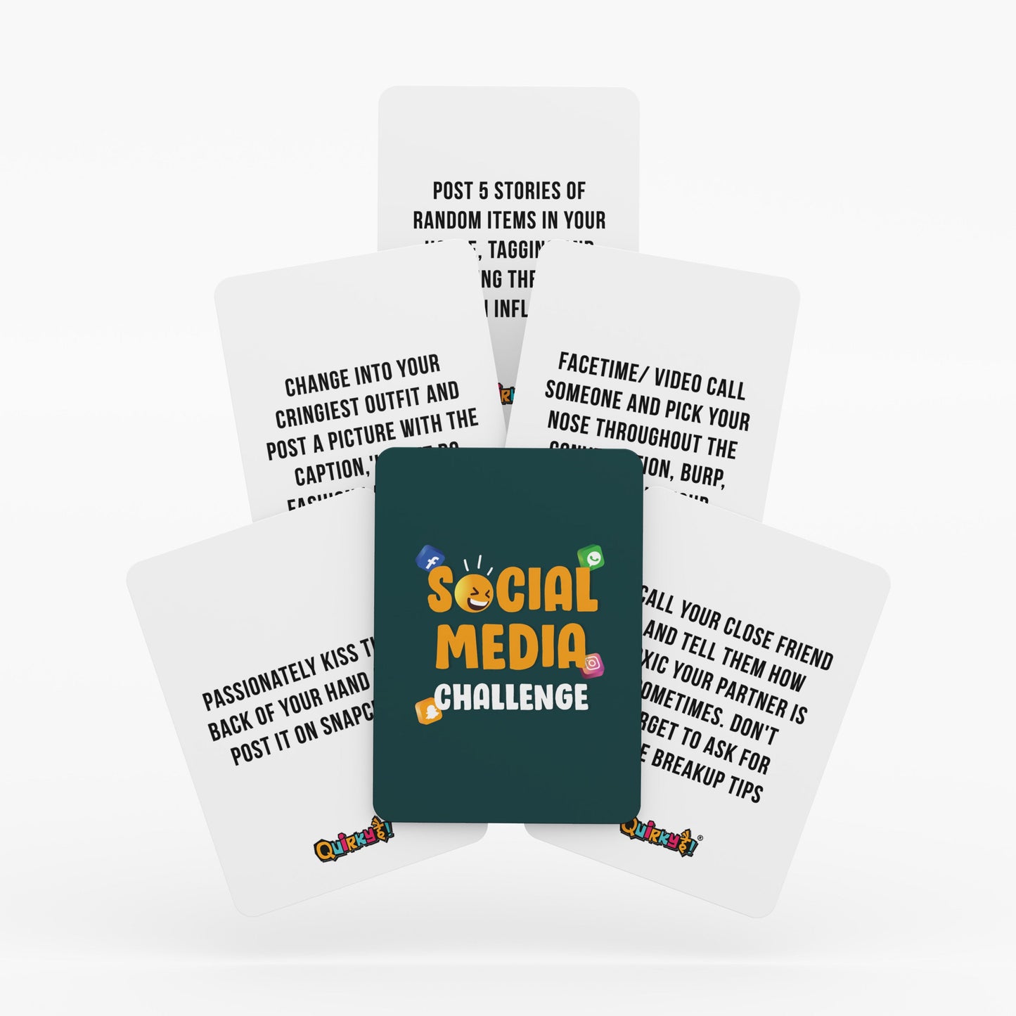 Social Media Challenge Card Game - Student Stationery