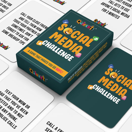 Social Media Challenge Card Game - Student Stationery
