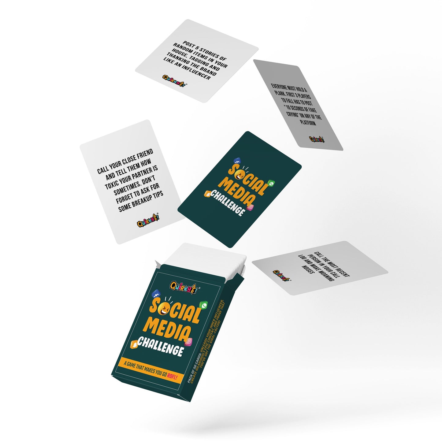 Social Media Challenge Card Game - Student Stationery