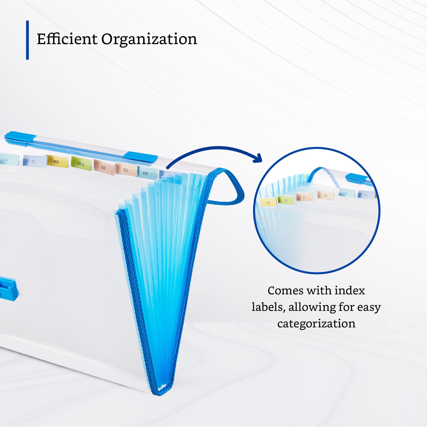 Expanding File Folder with 13 Pockets - Student Stationery