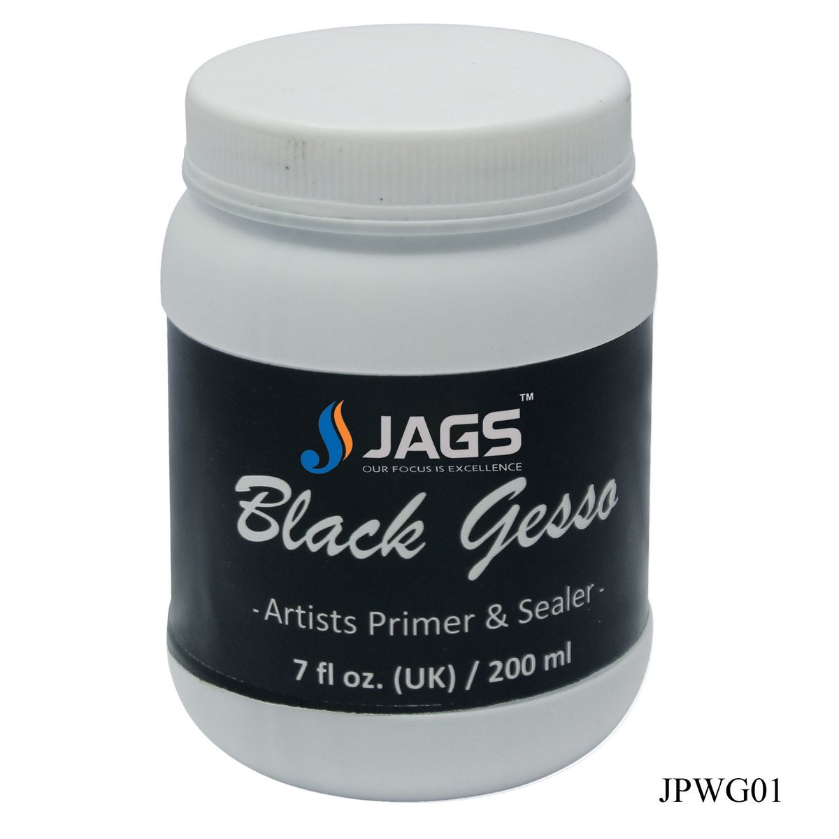 Artist Jags Gesso 200ml Black - Student Stationery
