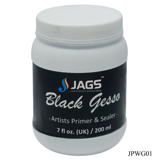 Artist Jags Gesso 200ml Black - Student Stationery