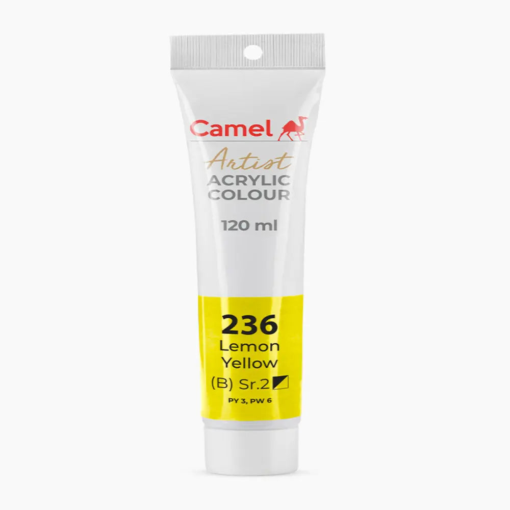 Camel Artists Acrylic Colour 120ml (Loose Colours) - Student Stationery