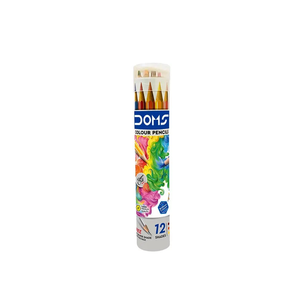 Doms Supersoft Colour Pencil Sets - Round Tin (3.3mm) - Student Stationery