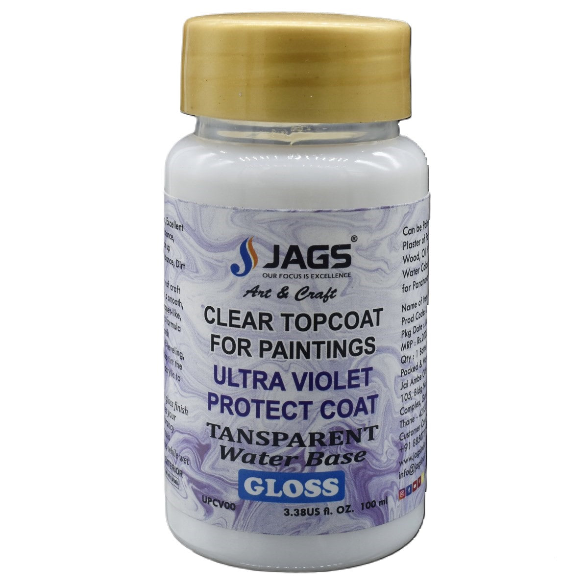 UV Protect Coat Varnish Gloss 100ML UPCV00 - Student Stationery