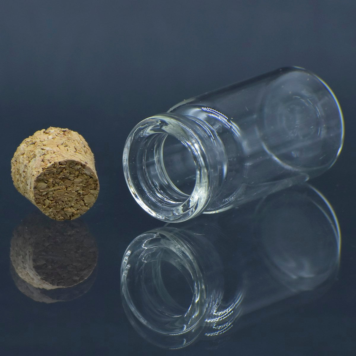 Glass Messages Bottle 10 Pcs Set 20*40 40MM GMB20X40 - Student Stationery