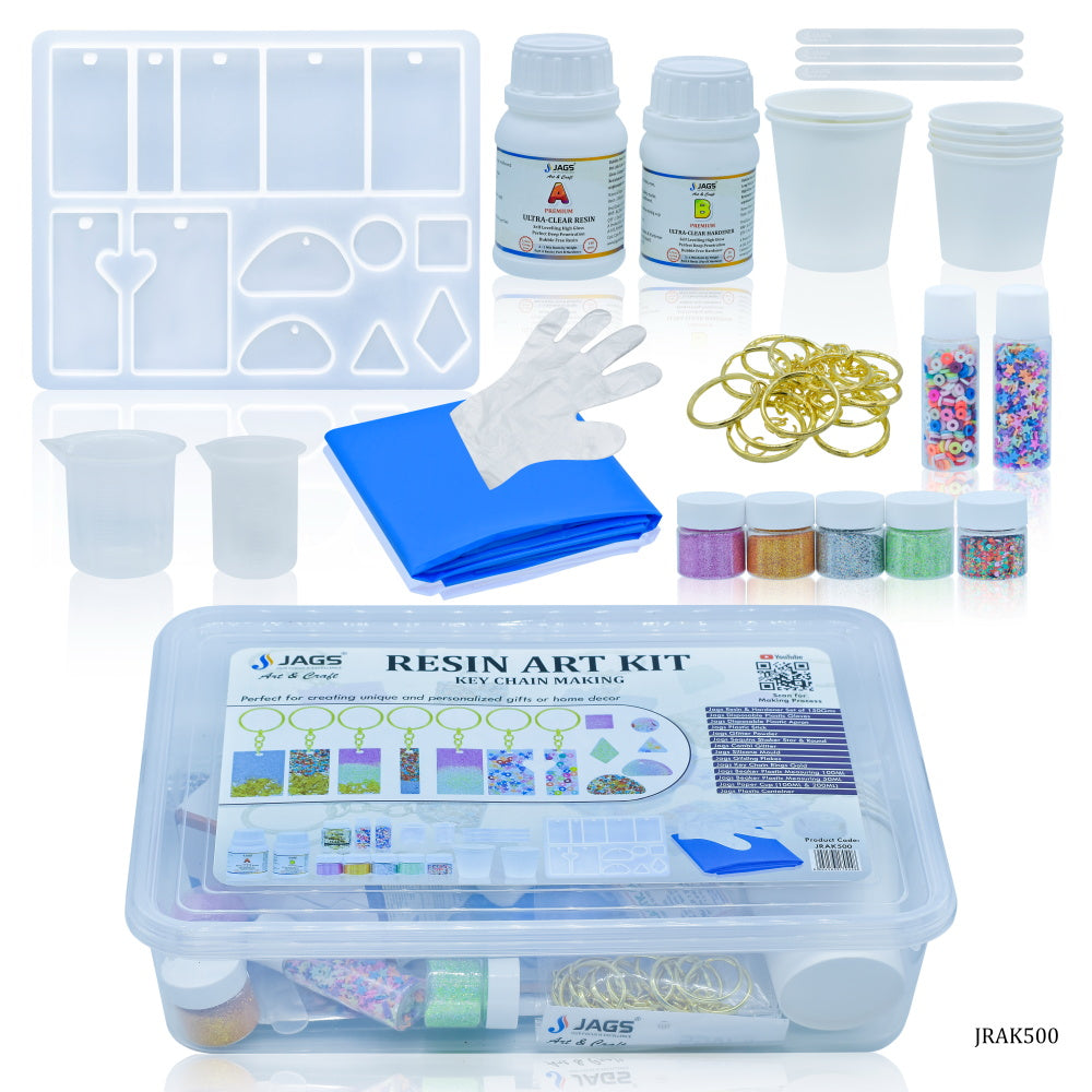 Jags Resin Art Kit For Keychain Making JRAK500 - Student Stationery