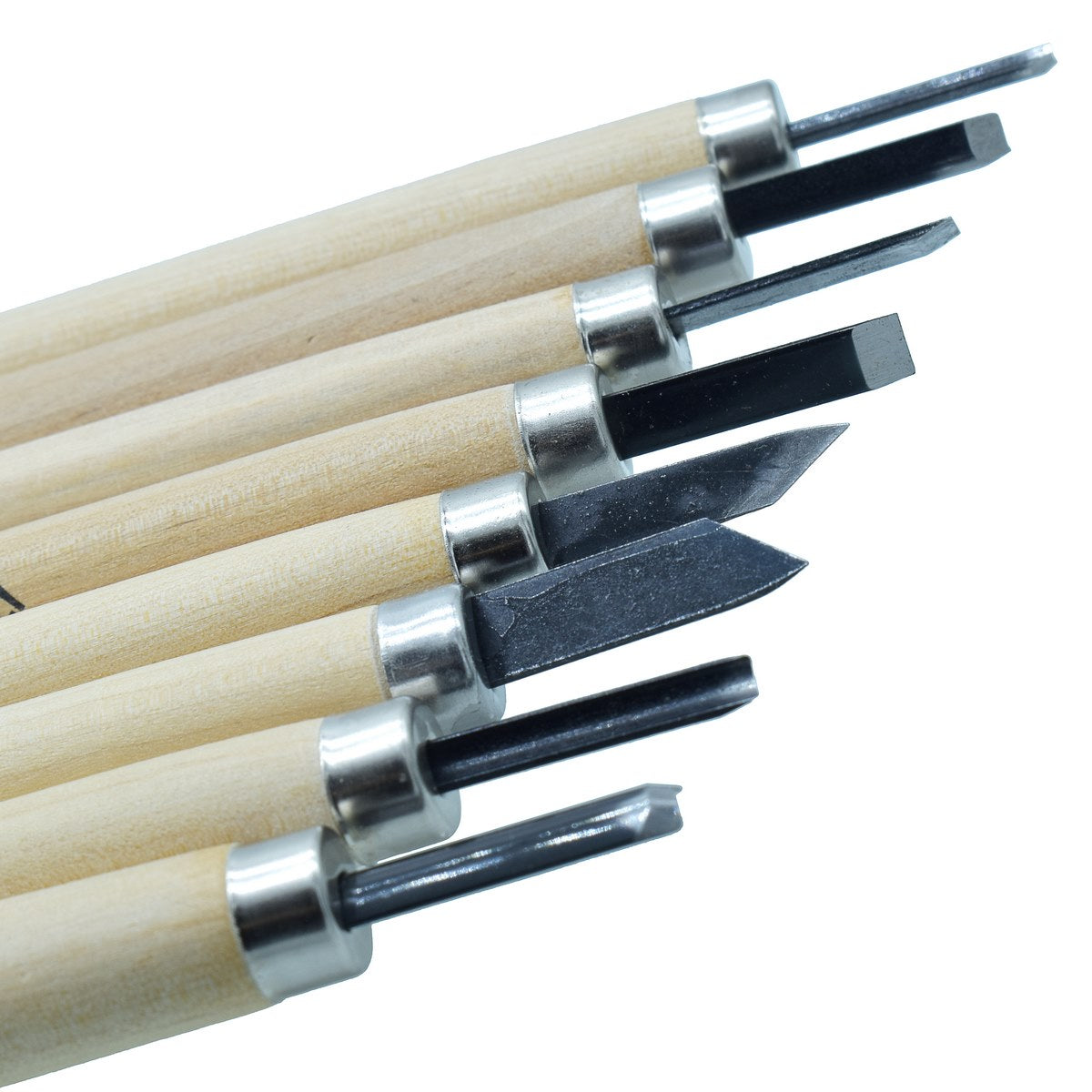 Knife Carving Set Wooden 8pcs KSJ-8 - Student Stationery