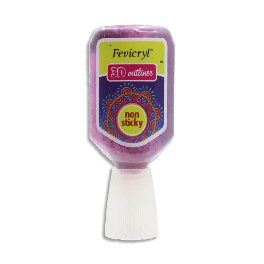 Pidilite Fevicryl 3D Outliners Non Sticky (Loose Colours) - Student Stationery