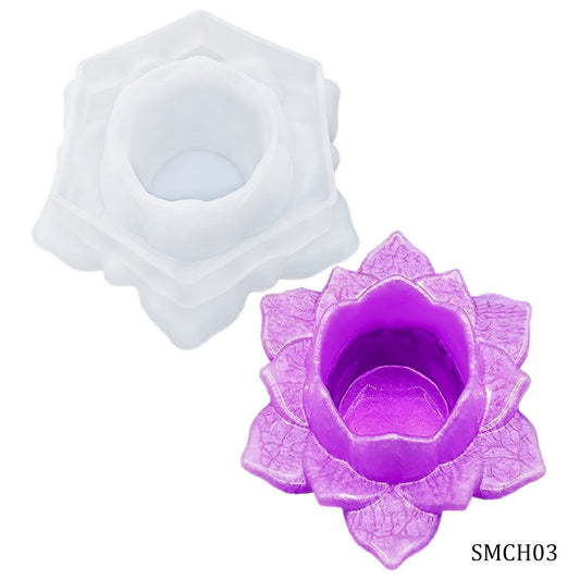 Silicone Mould Candle Holder Lotus OP SMCH02 - Student Stationery