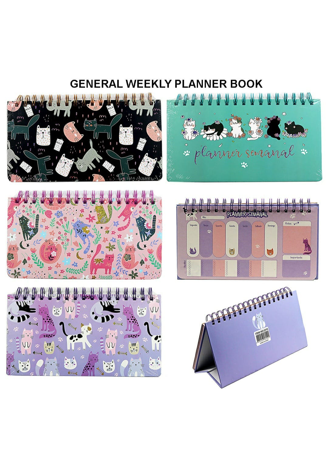 Weekly Planner Book for Organisation and goal keeping Prod Code 2315 - Student Stationery