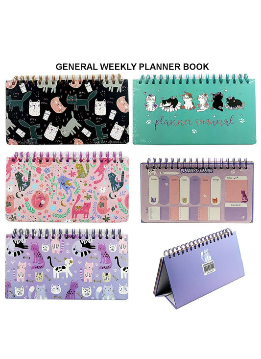 Weekly Planner Book for Organisation and goal keeping Prod Code 2315 - Student Stationery