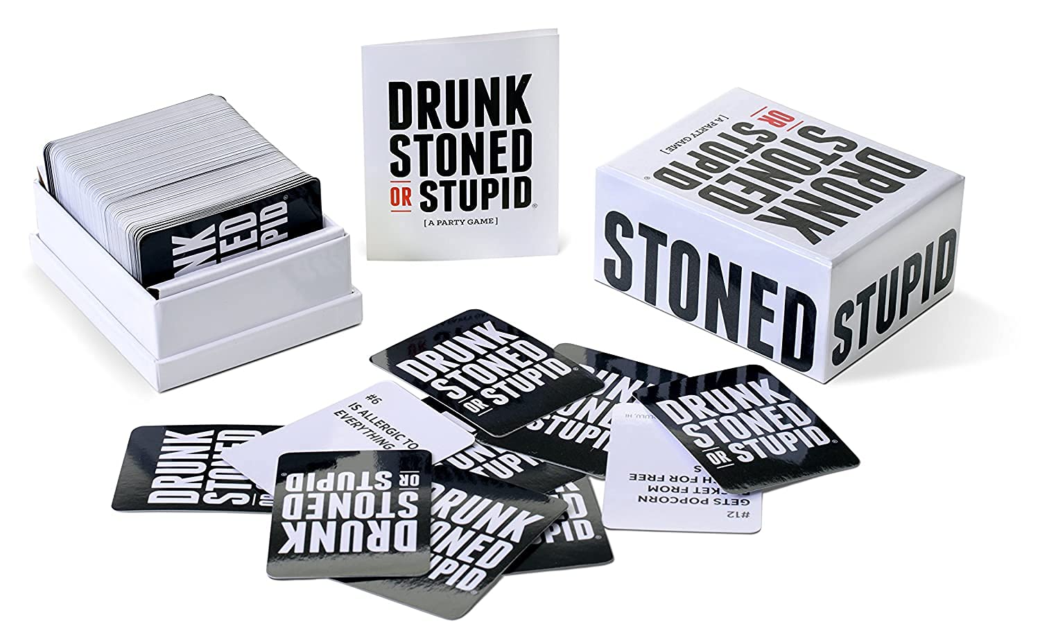Drunk Stoned OR Stupid A Party Game - Student Stationery