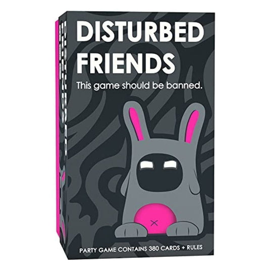 Disturbed Friends Card Game for Fun Party (18+) - Student Stationery