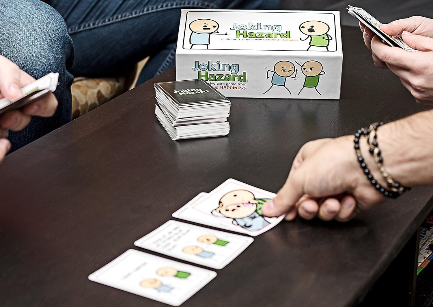 Joking Hazard by Cyanide & Happiness - a funny comic building party game for 3-10 players, great for game night - Student Stationery