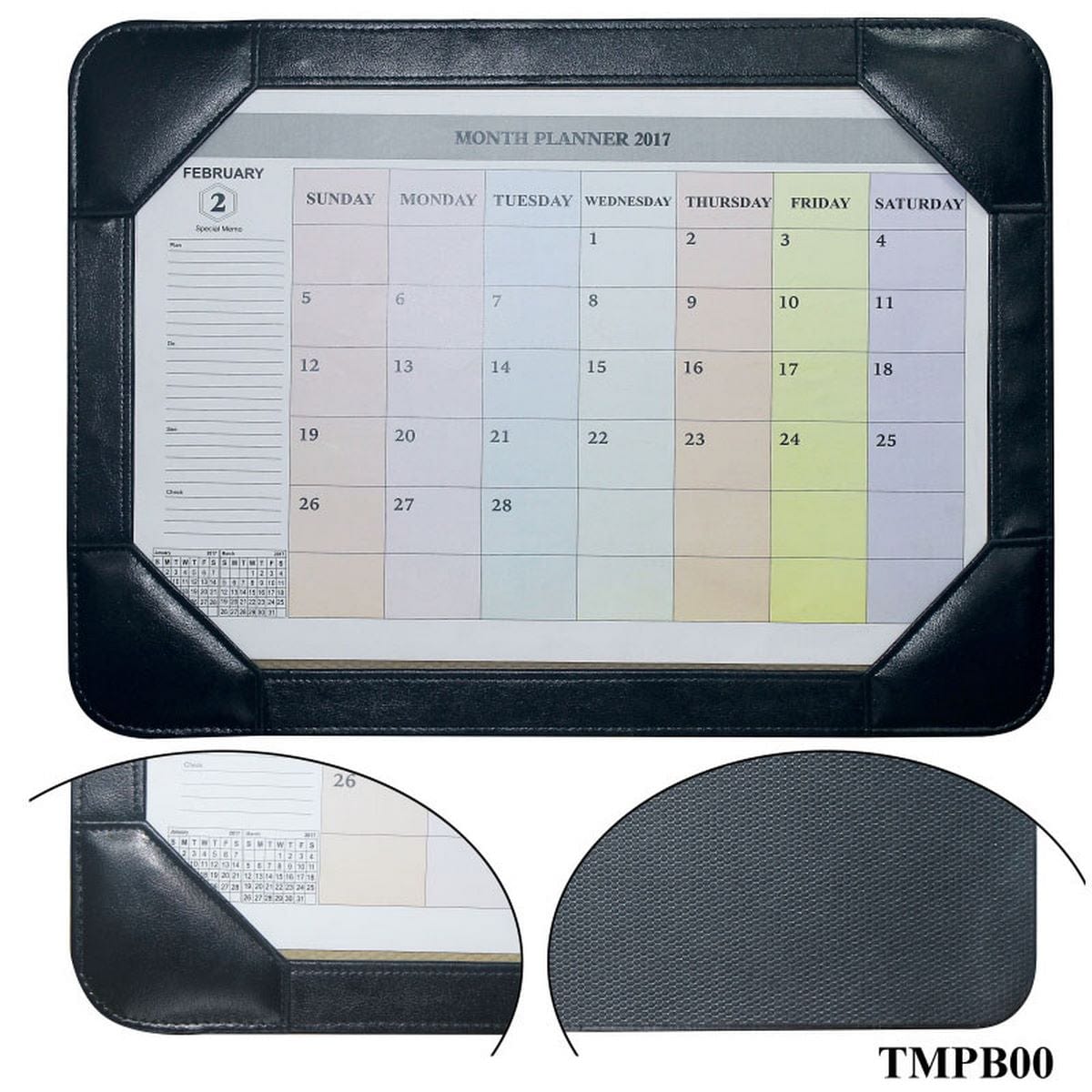 Black Table Monthly Planner (Size- Big) - Student Stationery
