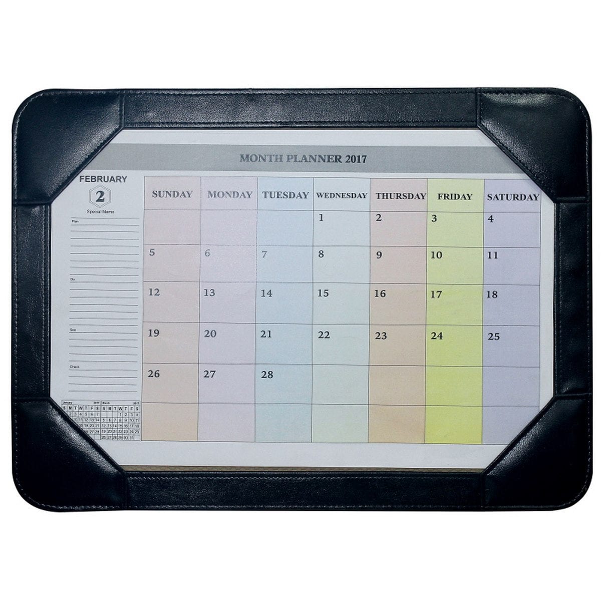 Black Table Monthly Planner (Size- Big) - Student Stationery