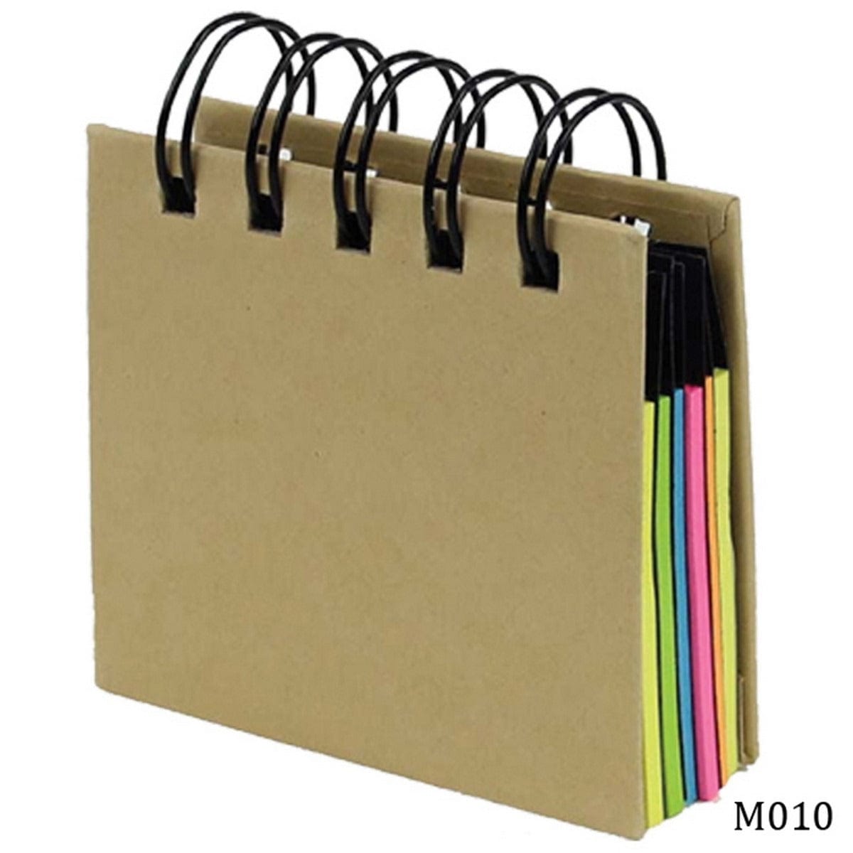 EcoFriendly Aesthetic Note-Pad Diary With Sticky Notes- easy to carry - Student Stationery