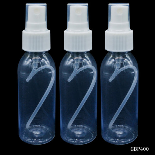 Spray Bottle Plastic 4inch 50ML 3pcs Set GBP400 - Student Stationery
